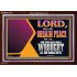 THE LORD WILL ORDAIN PEACE FOR US  Large Wall Accents & Wall Acrylic Frame  GWARK12113  "33X25"