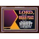 THE LORD WILL ORDAIN PEACE FOR US  Large Wall Accents & Wall Acrylic Frame  GWARK12113  