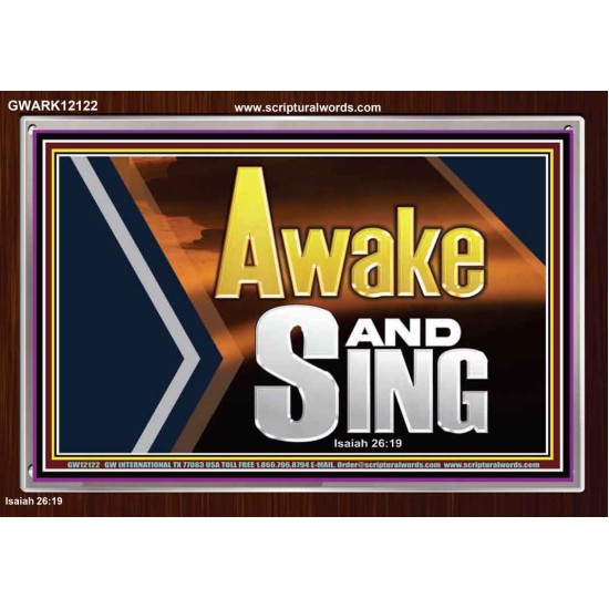 AWAKE AND SING  Affordable Wall Art  GWARK12122  