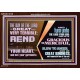 REND YOUR HEART AND NOT YOUR GARMENTS AND TURN BACK TO THE LORD  Custom Inspiration Scriptural Art Acrylic Frame  GWARK12146  