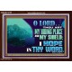 THOU ART MY HIDING PLACE AND SHIELD  Large Custom Acrylic Frame   GWARK12159  