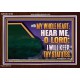 HEAR ME O LORD I WILL KEEP THY STATUTES  Bible Verse Acrylic Frame Art  GWARK12162  