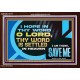 O LORD I AM THINE SAVE ME  Large Scripture Wall Art  GWARK12177  