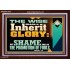 THE WISE SHALL INHERIT GLORY  Sanctuary Wall Acrylic Frame  GWARK12417  "33X25"