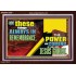THE POWER AND COMING OF OUR LORD JESUS CHRIST  Righteous Living Christian Acrylic Frame  GWARK12430  "33X25"