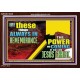 THE POWER AND COMING OF OUR LORD JESUS CHRIST  Righteous Living Christian Acrylic Frame  GWARK12430  