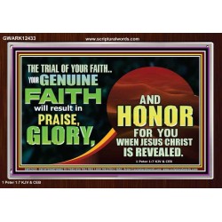 YOUR GENUINE FAITH WILL RESULT IN PRAISE GLORY AND HONOR  Children Room  GWARK12433  