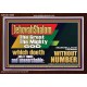 JEHOVAH SHALOM WHICH DOETH GREAT THINGS AND UNSEARCHABLE  Scriptural Décor Acrylic Frame  GWARK12699  