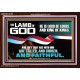 THE LAMB OF GOD LORD OF LORD AND KING OF KINGS  Scriptural Verse Acrylic Frame   GWARK12705  