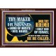 THY MAKER IS THINE HUSBAND THE LORD OF HOSTS IS HIS NAME  Encouraging Bible Verses Acrylic Frame  GWARK12713  