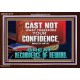 CONFIDENCE WHICH HATH GREAT RECOMPENCE OF REWARD  Bible Verse Acrylic Frame  GWARK12719  