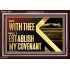 WITH THEE WILL I ESTABLISH MY COVENANT  Bible Verse Wall Art  GWARK12953  "33X25"