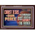 CHRIST JESUS IS OUR PEACE  Christian Paintings Acrylic Frame  GWARK12967  "33X25"