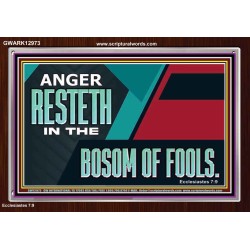 ANGER RESTETH IN THE BOSOM OF FOOLS  Scripture Art Prints  GWARK12973  