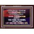 GOOD FOUNDATION AGAINST THE TIME TO COME  Scriptural Portrait Glass Acrylic Frame  GWARK12982  "33X25"