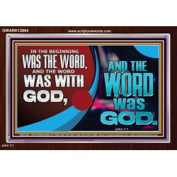 THE WORD OF LIFE THE FOUNDATION OF HEAVEN AND THE EARTH  Ultimate Inspirational Wall Art Picture  GWARK12984  "33X25"