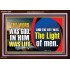 THE WORD WAS GOD IN HIM WAS LIFE THE LIGHT OF MEN  Unique Power Bible Picture  GWARK12986  "33X25"