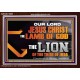 THE LION OF THE TRIBE OF JUDA CHRIST JESUS  Ultimate Inspirational Wall Art Acrylic Frame  GWARK12993  