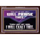 THOU ART MY GOD I WILL EXALT THEE  Unique Scriptural Acrylic Frame  GWARK13039  