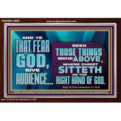 THE RIGHT HAND OF GOD  Church Office Acrylic Frame  GWARK13063  "33X25"