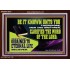 GLORIFIED THE WORD OF THE LORD  Righteous Living Christian Acrylic Frame  GWARK13070  "33X25"