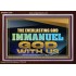 EVERLASTING GOD IMMANUEL..GOD WITH US  Contemporary Christian Wall Art Acrylic Frame  GWARK13105  "33X25"