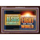 OUR LORD JESUS CHRIST THE LIGHT OF THE WORLD  Bible Verse Wall Art Acrylic Frame  GWARK13122  