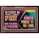 LET ALL THE PEOPLE SAY PRAISE THE LORD HALLELUJAH  Art & Wall Décor Acrylic Frame  GWARK13128  