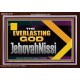 THE EVERLASTING GOD JEHOVAHNISSI  Contemporary Christian Art Acrylic Frame  GWARK13131  