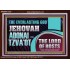 THE EVERLASTING GOD JEHOVAH ADONAI  TZVAOT THE LORD OF HOSTS  Contemporary Christian Print  GWARK13133  "33X25"