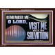 VISIT ME O LORD WITH THY SALVATION  Glass Acrylic Frame Scripture Art  GWARK13136  