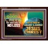 THERE SHALL BE NO LOSS  Righteous Living Christian Acrylic Frame  GWARK9543  "33X25"