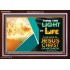 THE LIGHT OF LIFE OUR LORD JESUS CHRIST  Righteous Living Christian Acrylic Frame  GWARK9552  "33X25"