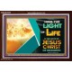 THE LIGHT OF LIFE OUR LORD JESUS CHRIST  Righteous Living Christian Acrylic Frame  GWARK9552  