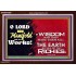 MANY ARE THY WONDERFUL WORKS O LORD  Children Room Acrylic Frame  GWARK9580  "33X25"