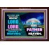 DOING THE WILL OF GOD ONE OF THE KEY TO KINGDOM OF HEAVEN  Righteous Living Christian Acrylic Frame  GWARK9586  "33X25"
