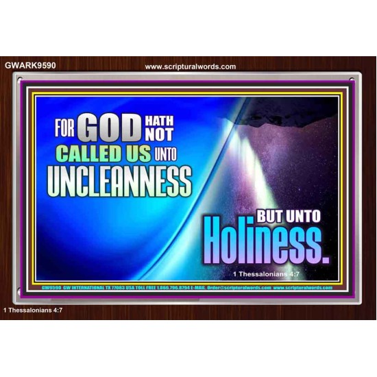 CALL UNTO HOLINESS  Sanctuary Wall Acrylic Frame  GWARK9590  