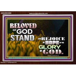 THE HOPE OF GLORY  Biblical Art Acrylic Frame  GWARK9595  "33X25"