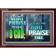 LET THE PEOPLE PRAISE THEE O GOD  Kitchen Wall Décor  GWARK9603  