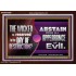 THE WICKED RESERVED FOR DAY OF DESTRUCTION  Acrylic Frame Scripture Décor  GWARK9899  "33X25"