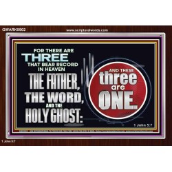 THE THREE THAT BEAR RECORD IN HEAVEN  Modern Wall Art  GWARK9902  "33X25"