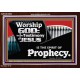 JESUS CHRIST THE SPIRIT OF PROPHESY  Encouraging Bible Verses Acrylic Frame  GWARK9952  