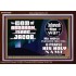 JEHOVAH IS A MAN OF WAR PRAISE HIS HOLY NAME  Encouraging Bible Verse Acrylic Frame  GWARK9955  "33X25"