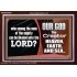 WHO CAN BE LIKENED TO OUR GOD JEHOVAH  Scriptural Décor  GWARK9978  "33X25"