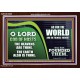 O LORD GOD OF HOSTS THE HEAVEN IS THINE  Christian Art Acrylic Frame  GWARK9980  