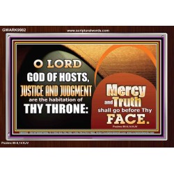 MERCY AND TRUTH SHALL GO BEFORE THEE O LORD OF HOSTS  Christian Wall Art  GWARK9982  "33X25"