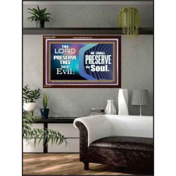 THY SOUL IS PRESERVED FROM ALL EVIL  Wall Décor  GWARK10087  "33X25"