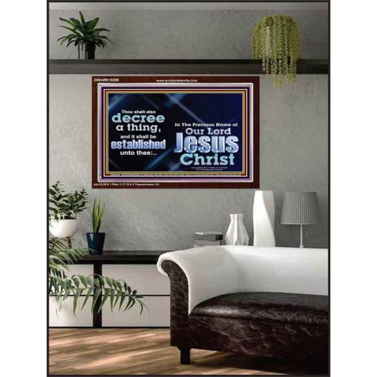 THE LIGHT SHALL SHINE UPON THY WAYS  Christian Quote Acrylic Frame  GWARK10296  