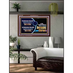 WHATSOEVER THOU SHALT BIND ON EARTH  Custom Wall Art  GWARK10298  "33X25"