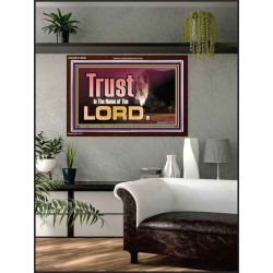 TRUST IN THE NAME OF THE LORD  Unique Scriptural ArtWork  GWARK10303  "33X25"